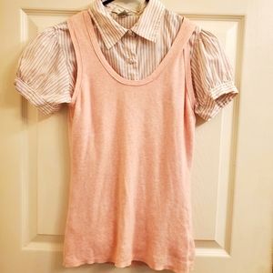 Vest and blouse